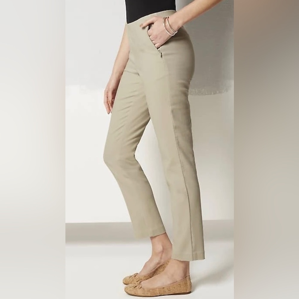 J. Jill essential cotton stretch ankle pants